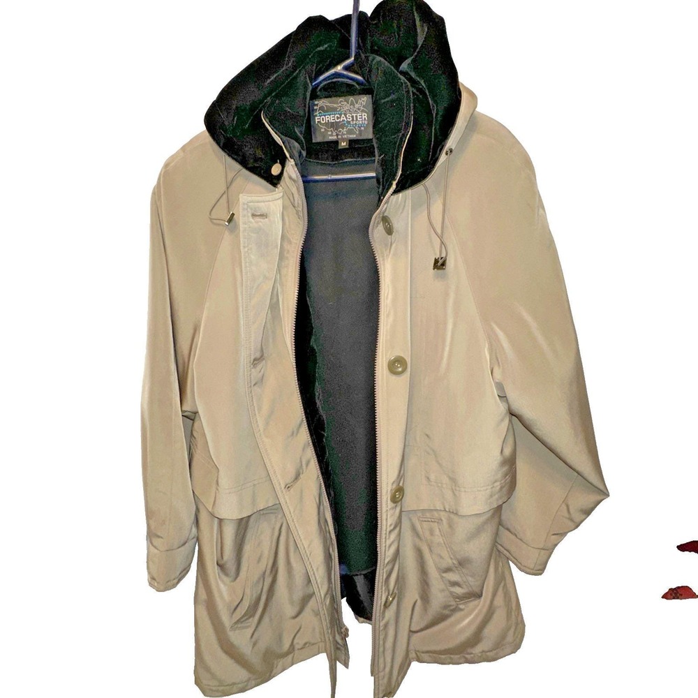 VTG Forecaster Sport /Full Zip/ Velvet Trim and Hood Lining/ Zip In Liner Men M*